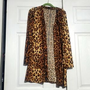 Leopard Print Cardigan